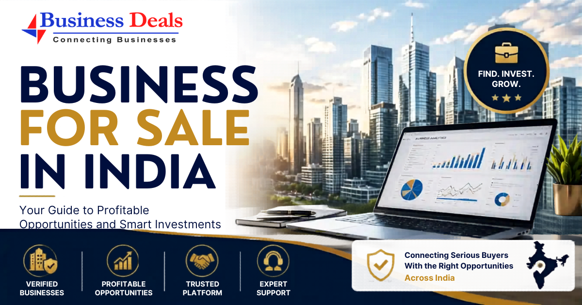 Business for Sale in India: India's Largest Marketplace for Buying Businesses